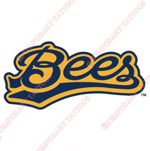 Burlington Bees Customize Temporary Tattoos Stickers NO.8072